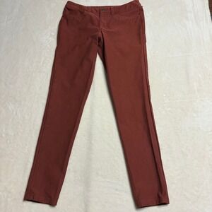 Lululemon Mens ABC Skinny Fit Pants Utilitech Size 31 Date Brown M5ACZS